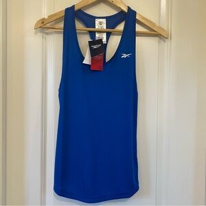 NWT Reebok Running Singlet xs blue lightweight train workout track field spring